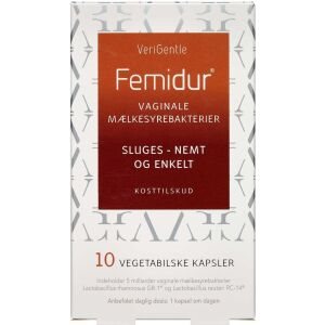 Femidur Oral kapsler, 10 stk (Udløb: 24/06/2023)